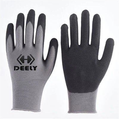 Grey Liner Black Nitrile Sandy Hanskar